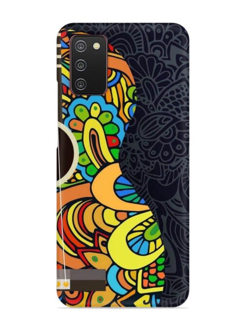 Guitar Vector Art Snap Case for Samsung Galaxy A02S Zapvi