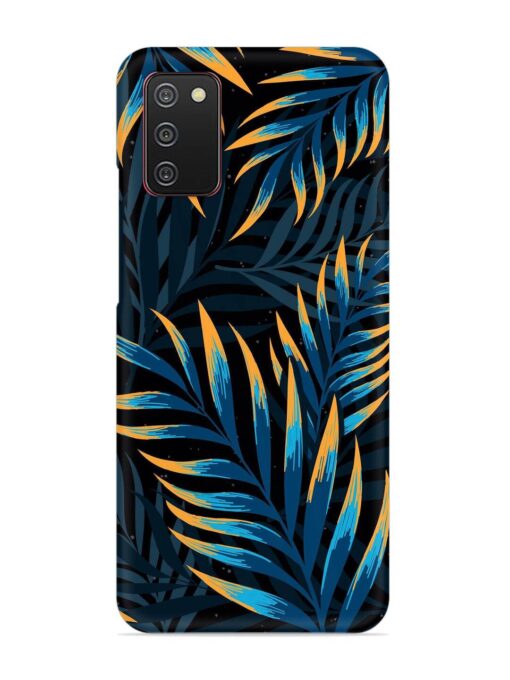 Abstract Leaf Art Snap Case for Samsung Galaxy A02S Zapvi