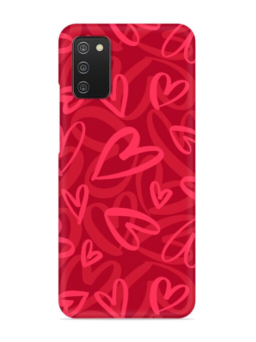 Seamless Romantic Pattern Snap Case for Samsung Galaxy A02S Zapvi