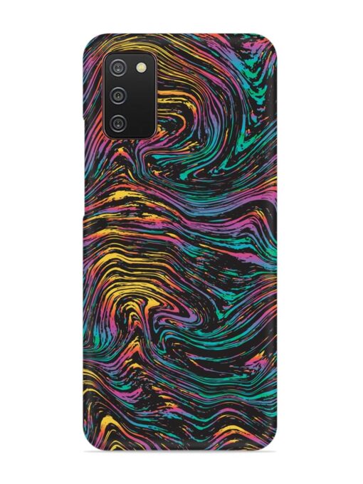 Abstract Liquid Colors Snap Case for Samsung Galaxy A02S Zapvi