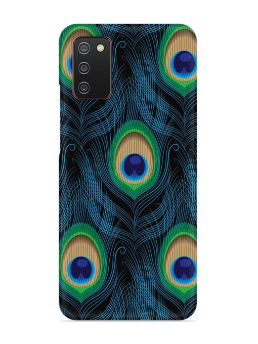 Seamless Pattern Peacock Snap Case for Samsung Galaxy A02S Zapvi