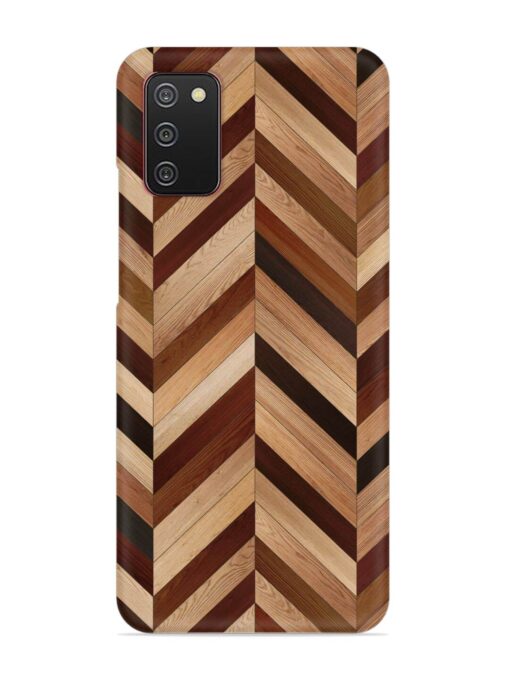 Seamless Wood Parquet Snap Case for Samsung Galaxy A02S Zapvi