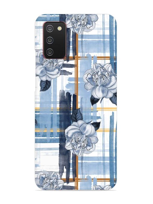 Watercolor Pattern Rose Snap Case for Samsung Galaxy A02S Zapvi