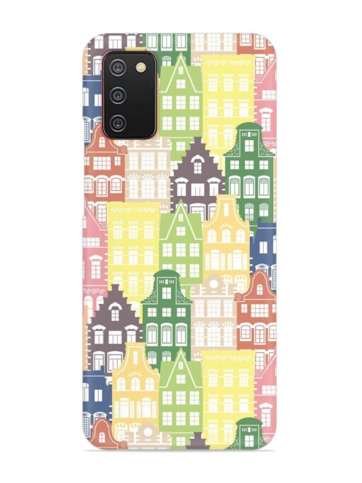 Seamless Shapes Pattern Snap Case for Samsung Galaxy A02S Zapvi