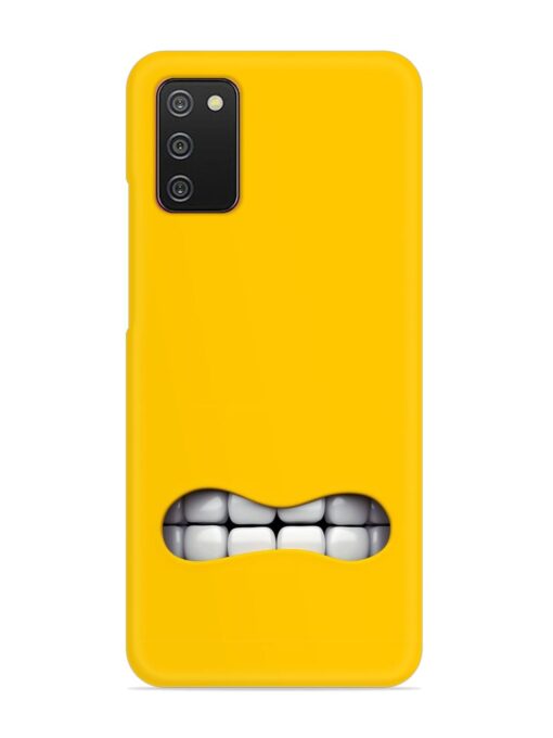 Mouth Character On Snap Case for Samsung Galaxy A02S Zapvi