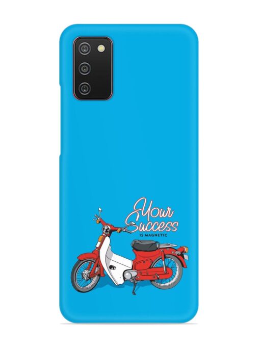 Motorcycles Image Vector Snap Case for Samsung Galaxy A02S Zapvi