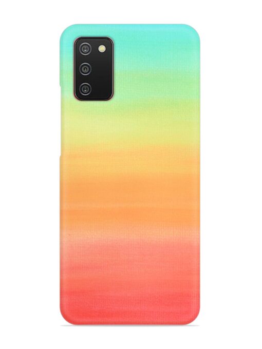 Background Sky Watercolor Snap Case for Samsung Galaxy A02S Zapvi