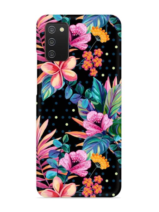 Seamless Floral Pattern Snap Case for Samsung Galaxy A02S Zapvi