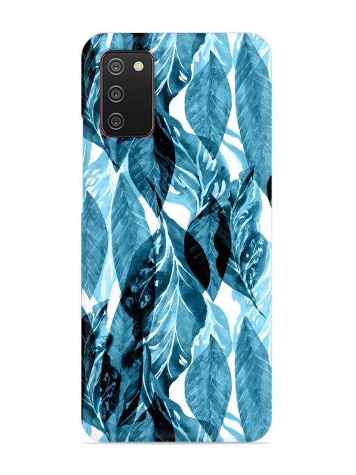 Leaves Pattern Jungle Snap Case for Samsung Galaxy A02S Zapvi