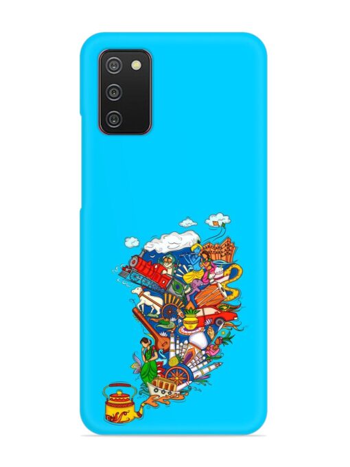 Vector Design Indian Snap Case for Samsung Galaxy A02S Zapvi