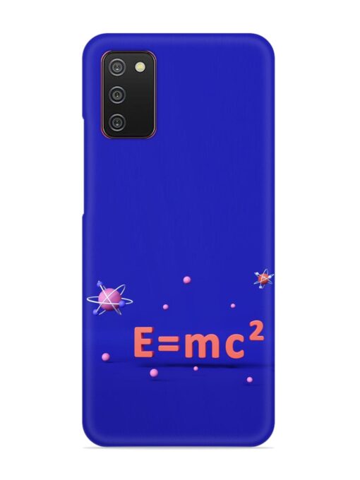 Formula Relativity Equation Snap Case for Samsung Galaxy A02S Zapvi