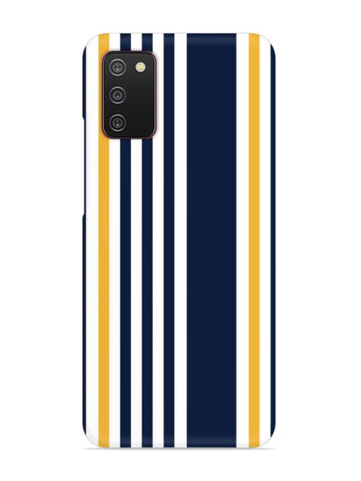 Seamless Stripe Pattern Snap Case for Samsung Galaxy A02S Zapvi