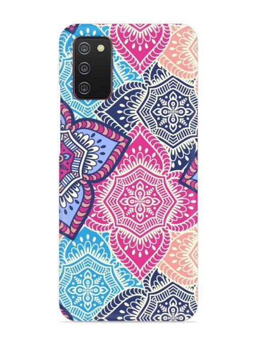 Ethnic Floral Seamless Snap Case for Samsung Galaxy A02S Zapvi