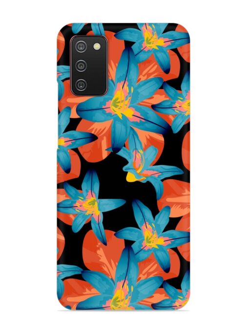 Philippine Flowers Seamless Snap Case for Samsung Galaxy A02S Zapvi