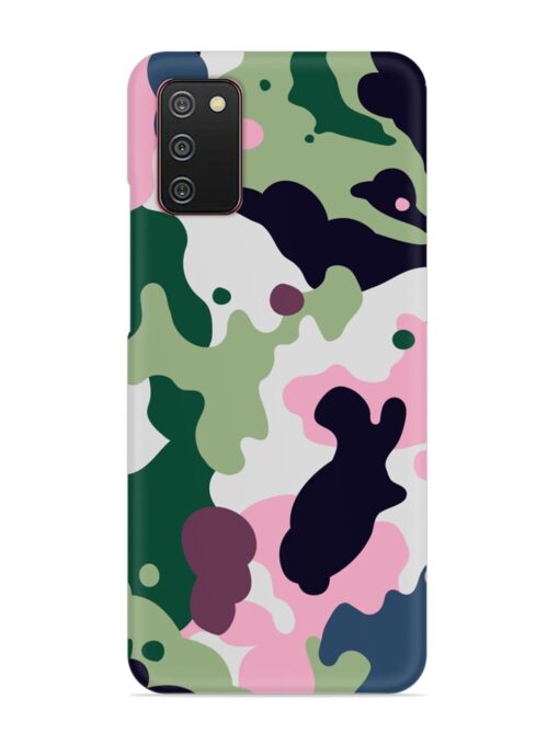 Seamless Funky Camouflage Snap Case for Samsung Galaxy A02S Zapvi