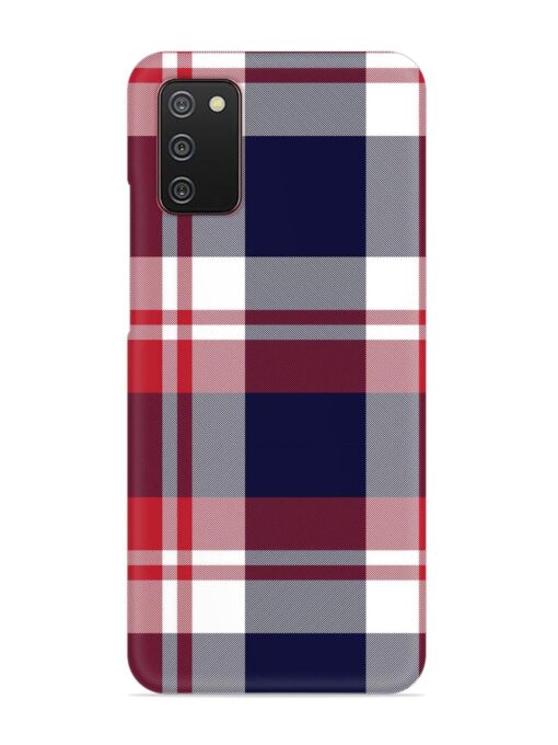 Classic Plaid Tartan Snap Case for Samsung Galaxy A02S Zapvi