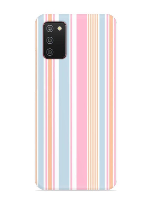 Stripe Seamless Pattern Snap Case for Samsung Galaxy A02S Zapvi