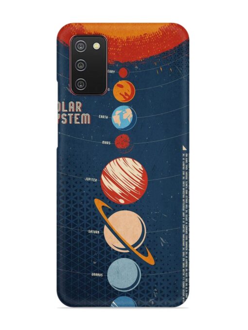 Solar System Vector Snap Case for Samsung Galaxy A02S Zapvi