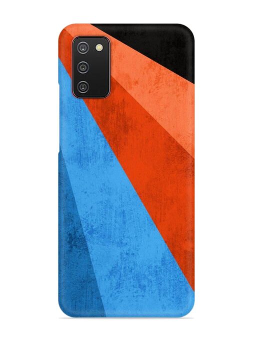 Modern Matte Abstract Snap Case for Samsung Galaxy A02S Zapvi