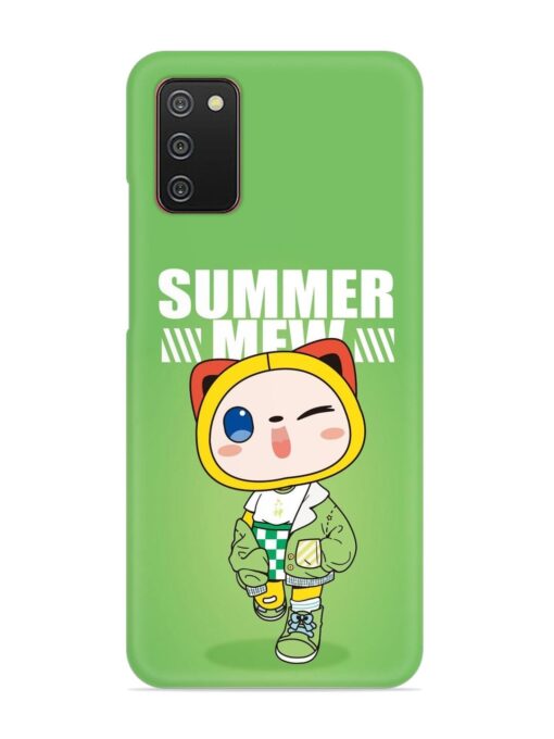 Summer Mew Snap Case for Samsung Galaxy A02S Zapvi