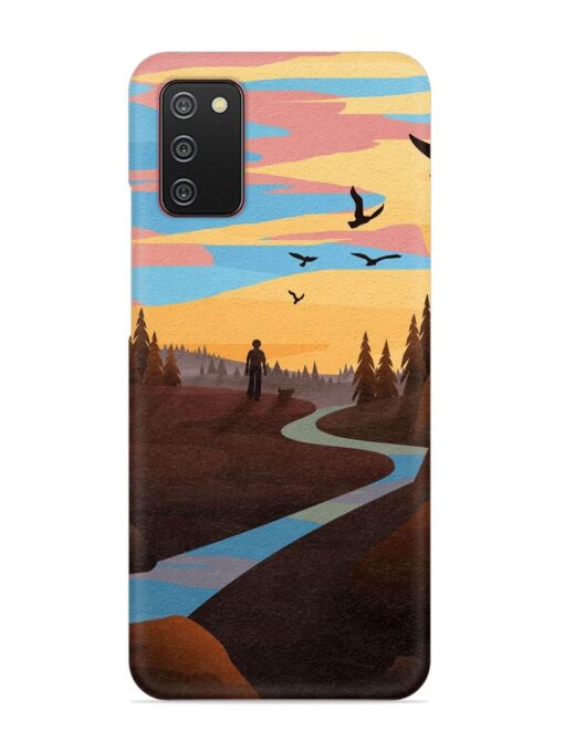 Natural Landscape Art Snap Case for Samsung Galaxy A02S Zapvi