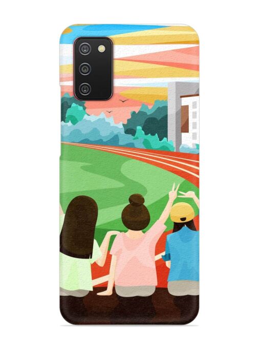 School Playground Snap Case for Samsung Galaxy A02S Zapvi