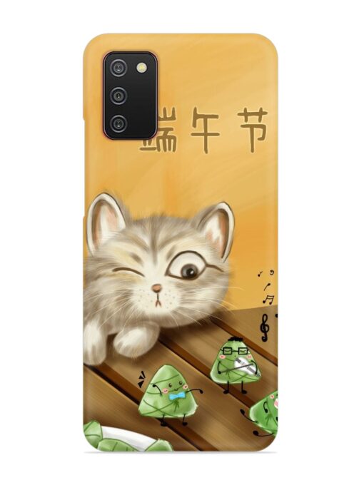 Cat Scorpion Dancing Snap Case for Samsung Galaxy A02S Zapvi