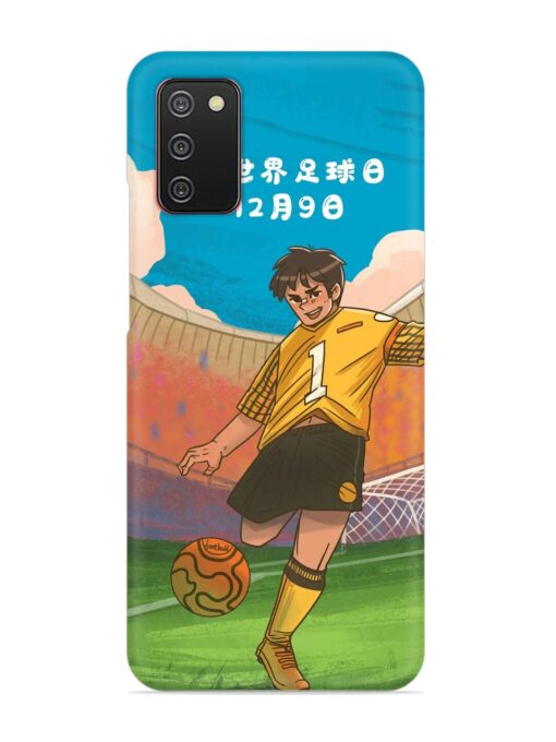 Soccer Kick Snap Case for Samsung Galaxy A02S Zapvi