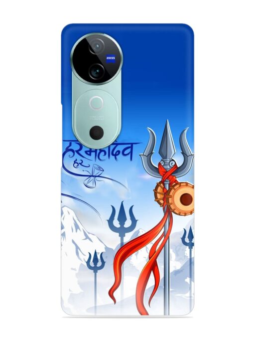 Har Har Mahadev Trishul Snap Case for Vivo V40 (5G)