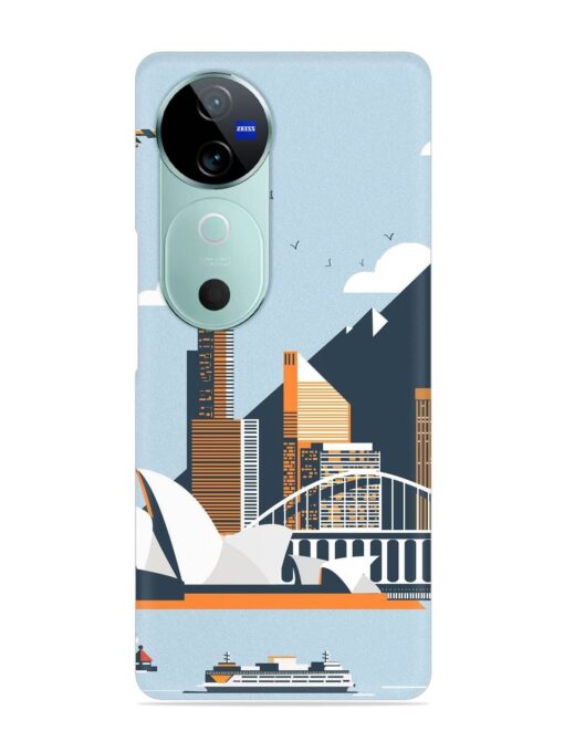 Sydney Opera Landscape Snap Case for Vivo V40 (5G)