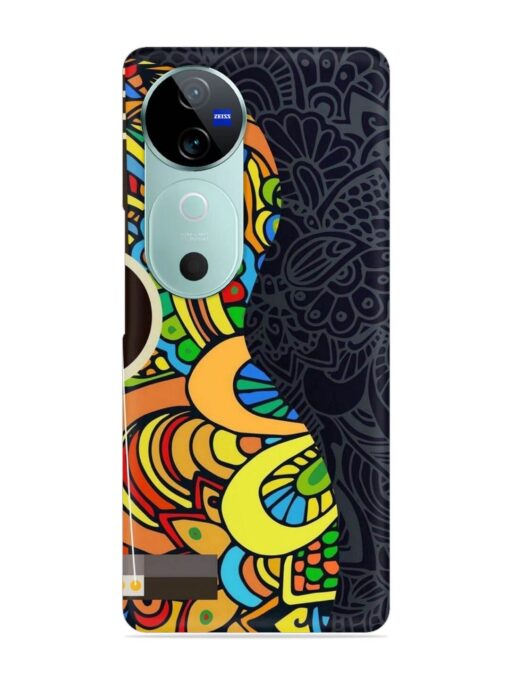 Guitar Vector Art Snap Case for Vivo V40 (5G)