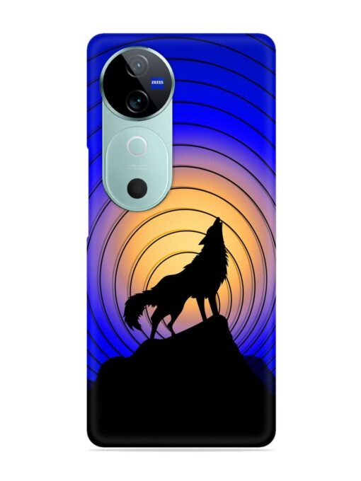 Fox Roaring Design Snap Case for Vivo V40 (5G)