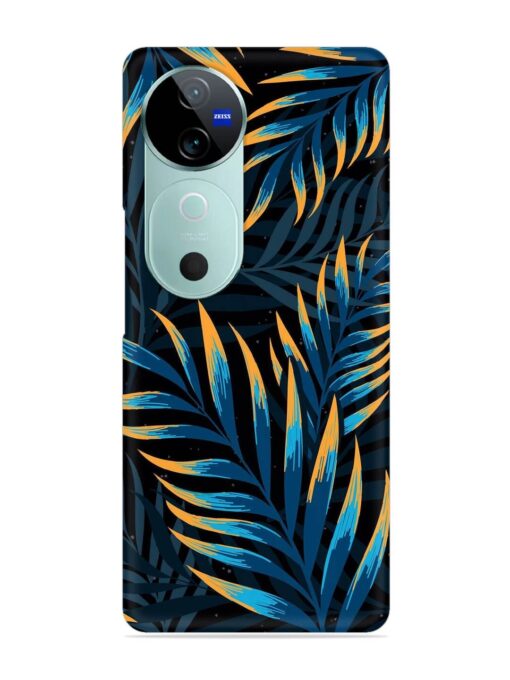 Abstract Leaf Art Snap Case for Vivo V40 (5G) Zapvi