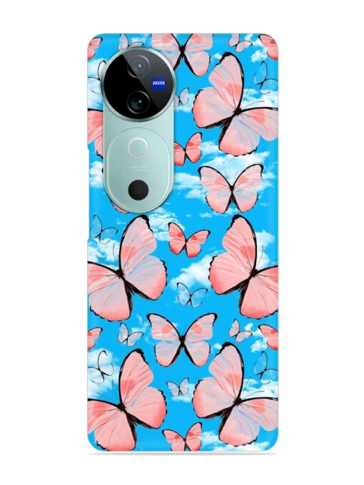 Seamless Pattern Tropical Snap Case for Vivo V40 (5G)