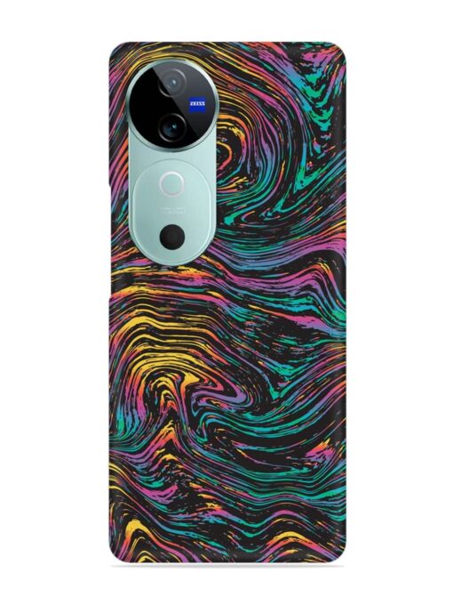 Abstract Liquid Colors Snap Case for Vivo V40 (5G) Zapvi