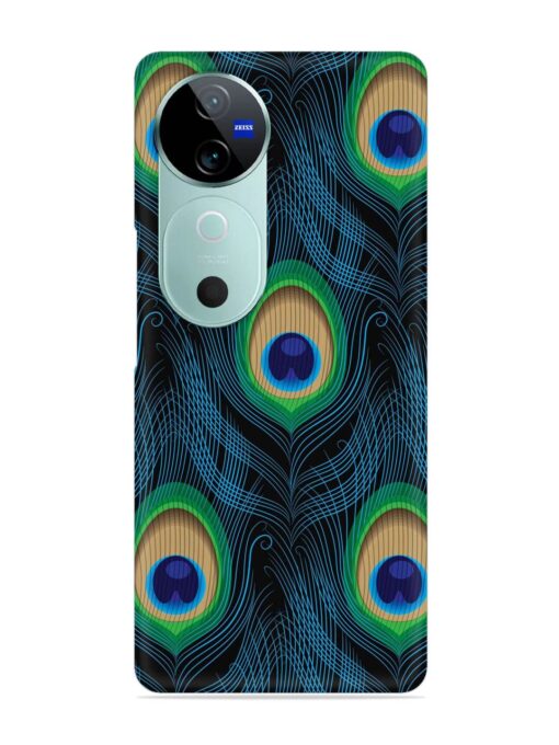 Seamless Pattern Peacock Snap Case for Vivo V40 (5G)