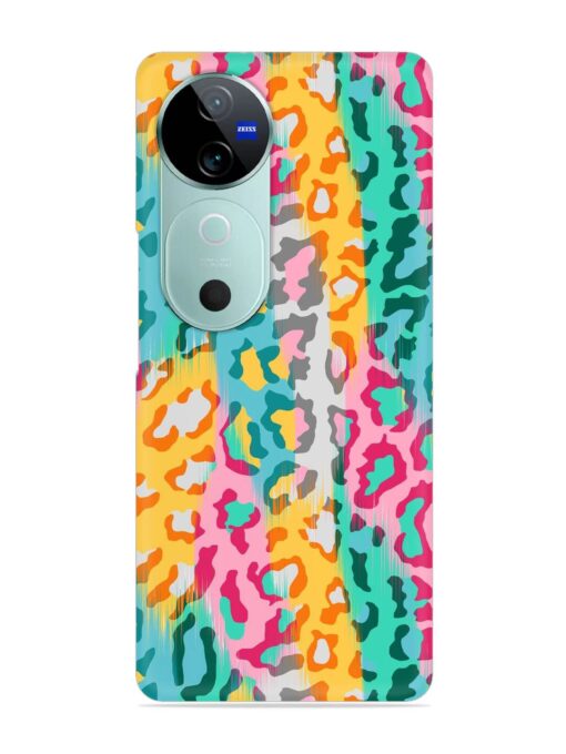 Seamless Vector Colorful Snap Case for Vivo V40 (5G)