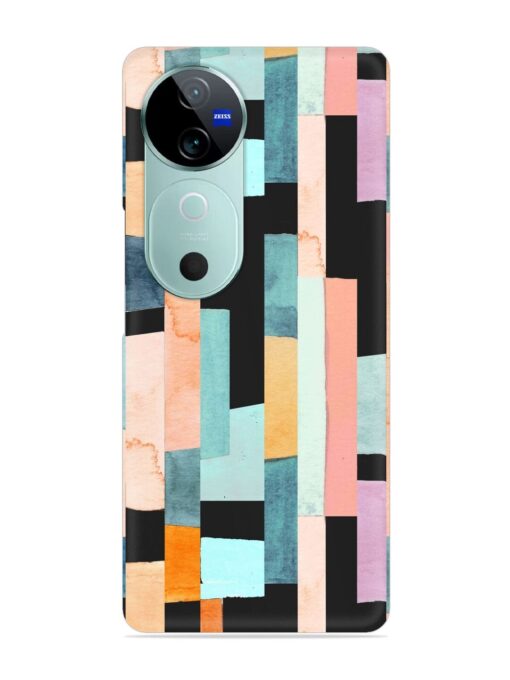 Geometric Seamless Pattern Snap Case for Vivo V40 (5G)