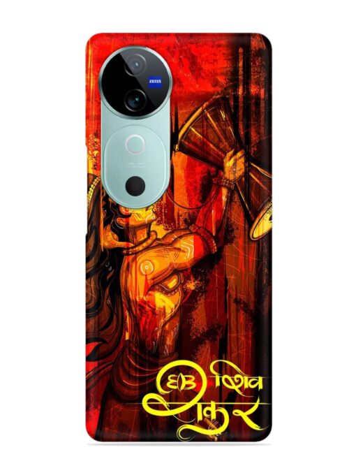 Illustration Lord Shiva Snap Case for Vivo V40 (5G)