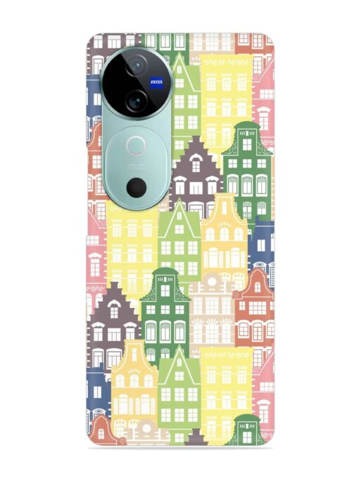 Seamless Shapes Pattern Snap Case for Vivo V40 (5G)