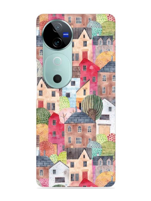 Abstract Seamless Pattern Snap Case for Vivo V40 (5G)