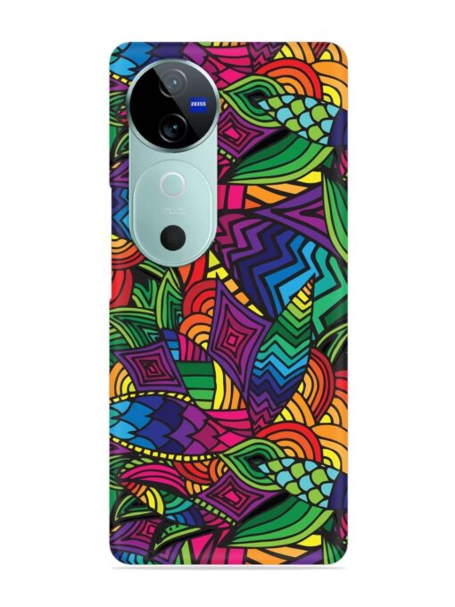 Abstract Multicolor Seamless Snap Case for Vivo V40 (5G) Zapvi