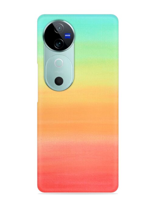 Background Sky Watercolor Snap Case for Vivo V40 (5G) Zapvi