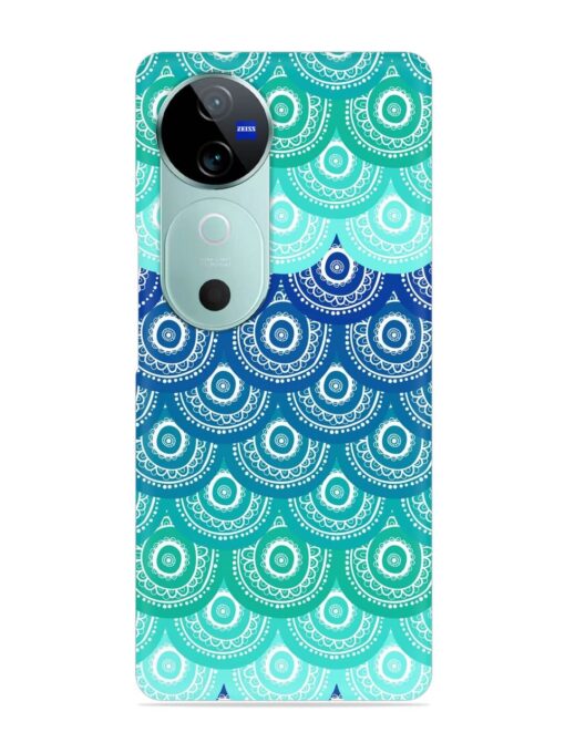 Ethnic Seamless Pattern Snap Case for Vivo V40 (5G)