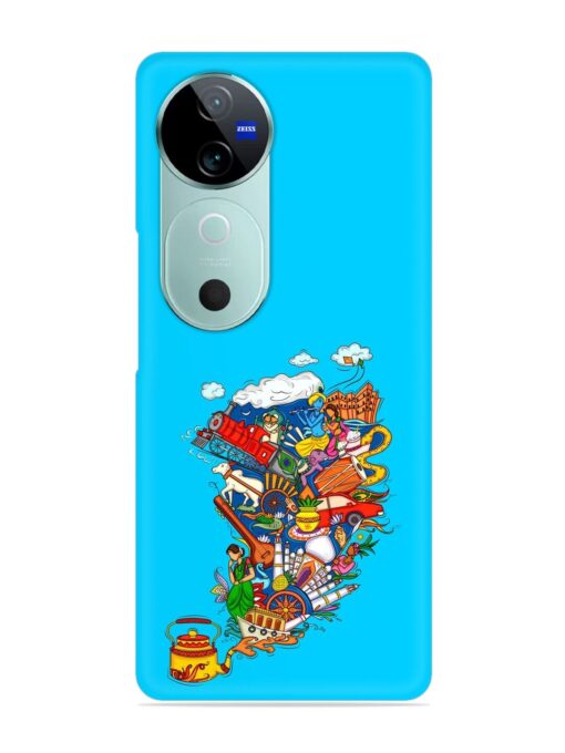 Vector Design Indian Snap Case for Vivo V40 (5G)