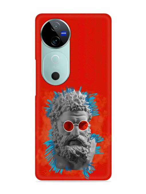 Contemporary Art Concept Snap Case for Vivo V40 (5G)