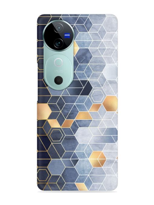 Geometric Abstraction Hexagons Snap Case for Vivo V40 (5G)