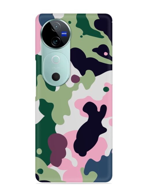 Seamless Funky Camouflage Snap Case for Vivo V40 (5G)