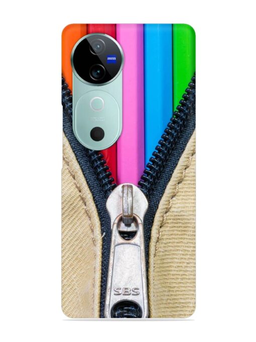 Zip In Color Snap Case for Vivo V40 (5G)