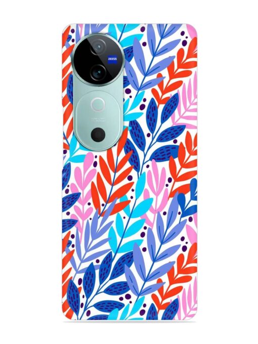 Bright Floral Tropical Snap Case for Vivo V40 (5G)